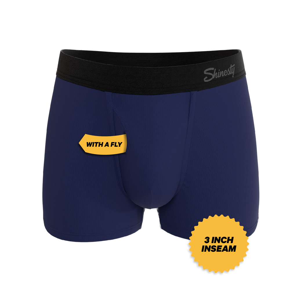 The Big Blue | Navy Ball Hammock® Pouch Trunks Underwear - Shinesty