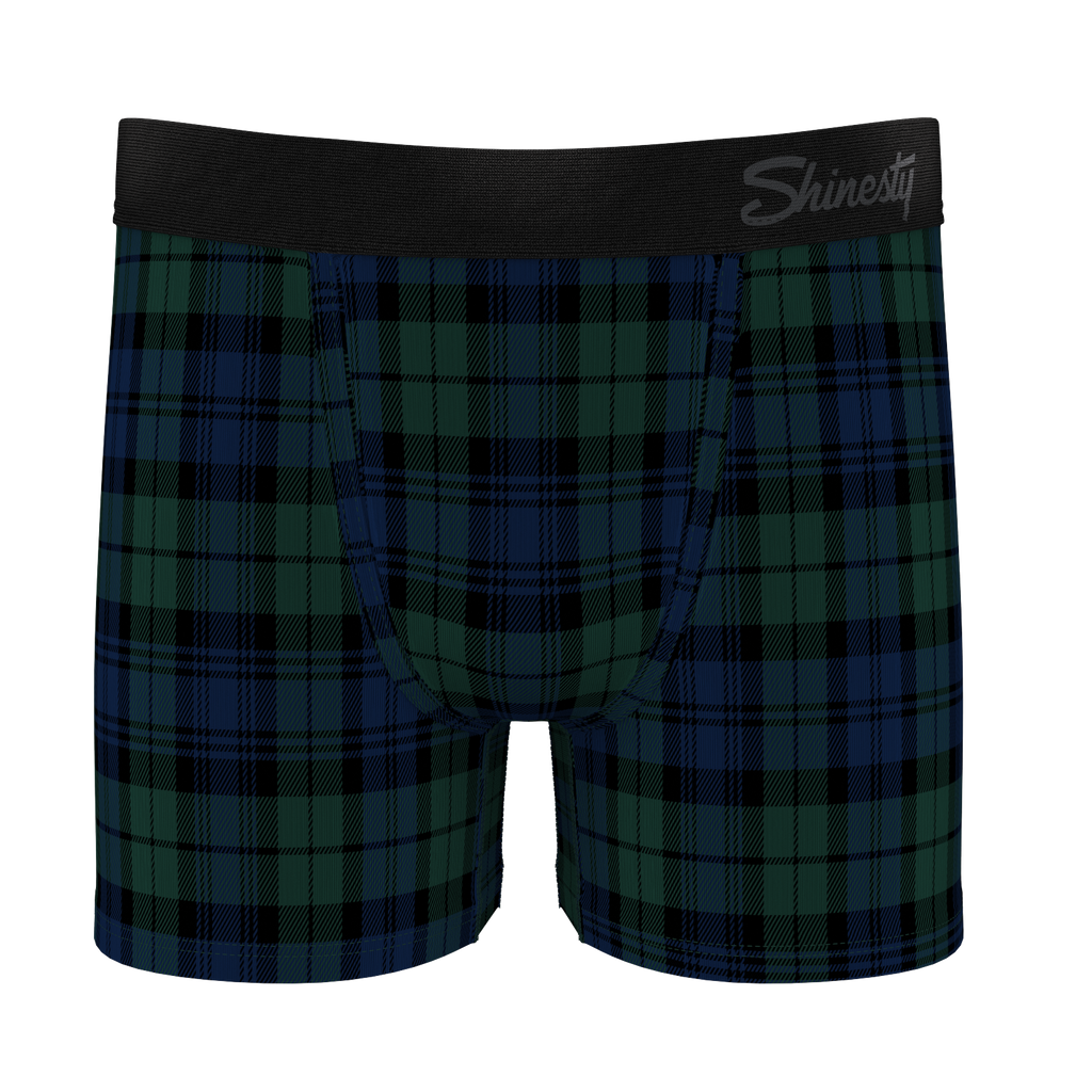The Black Watch | Tartan Plaid Youth Boxer Briefs - Shinesty