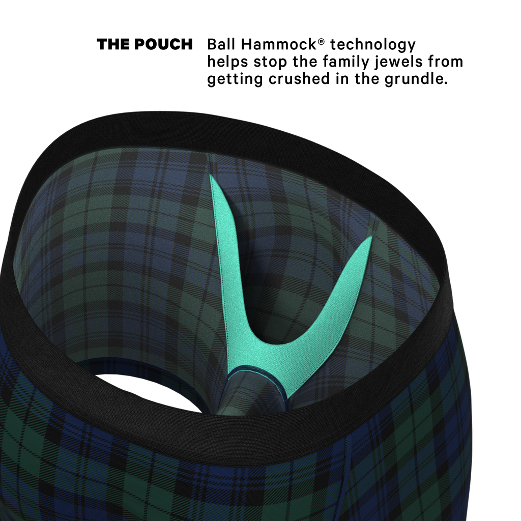 The Black Watch | Tartan Plaid Ball Hammock® Pouch Underwear - Shinesty