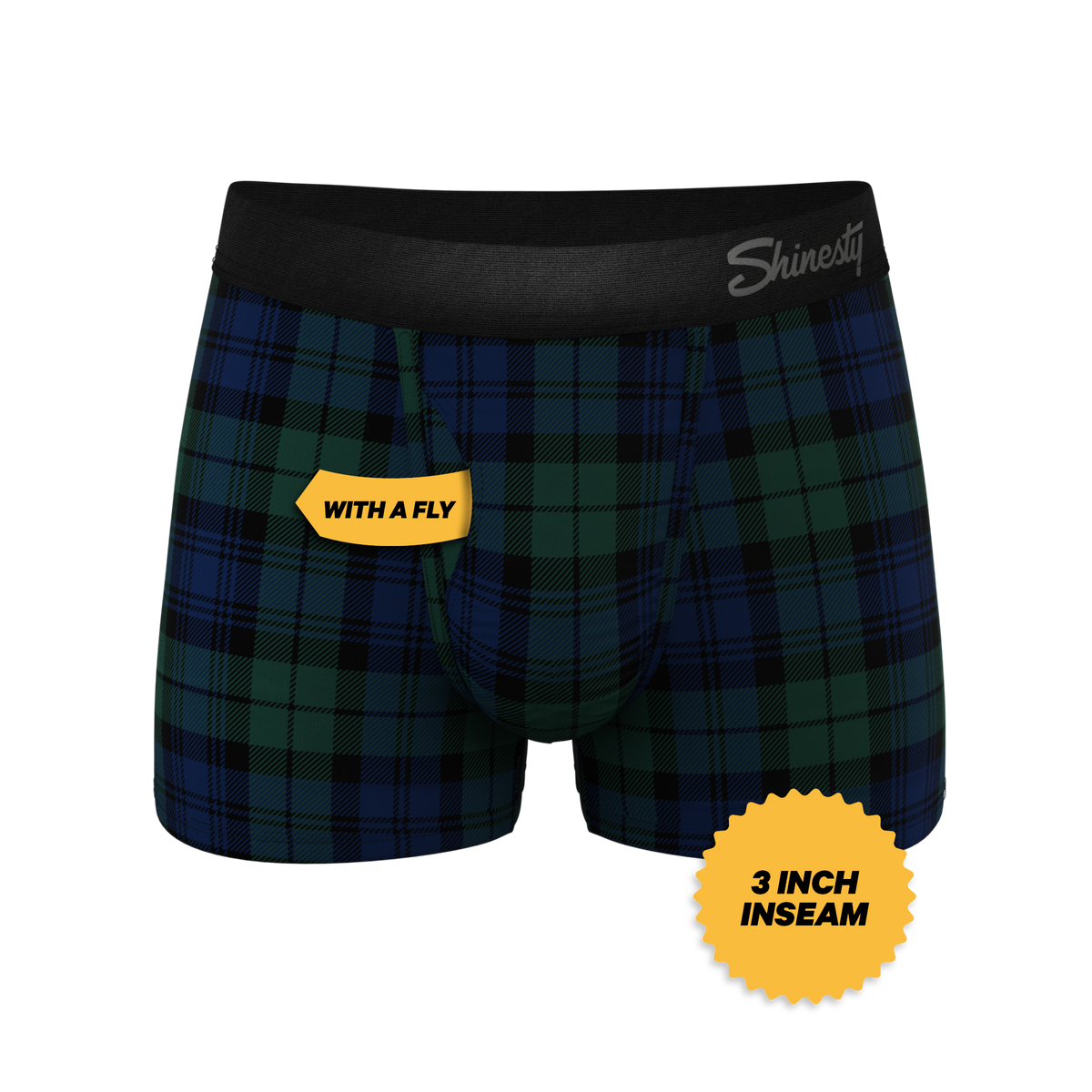The Black Watch | Tartan Plaid Ball Hammock® Pouch Trunks Underwear - Shinesty