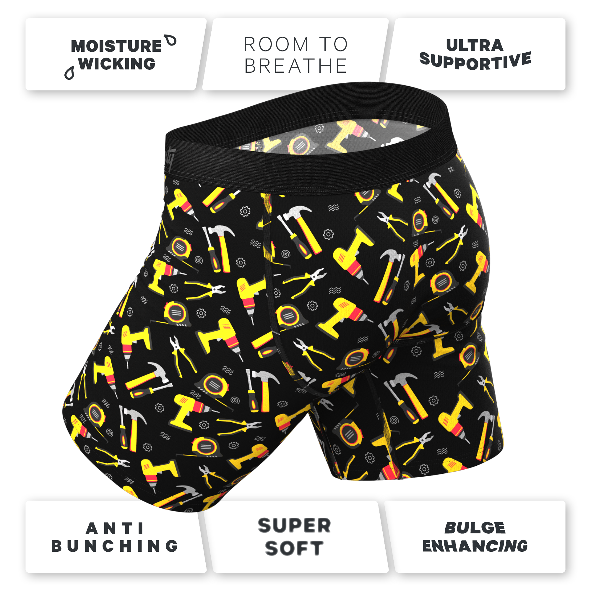 The Dad's Essentials Pack | Long Leg Ball Hammock® Pouch Underwear With Fly 3 Pack - Shinesty