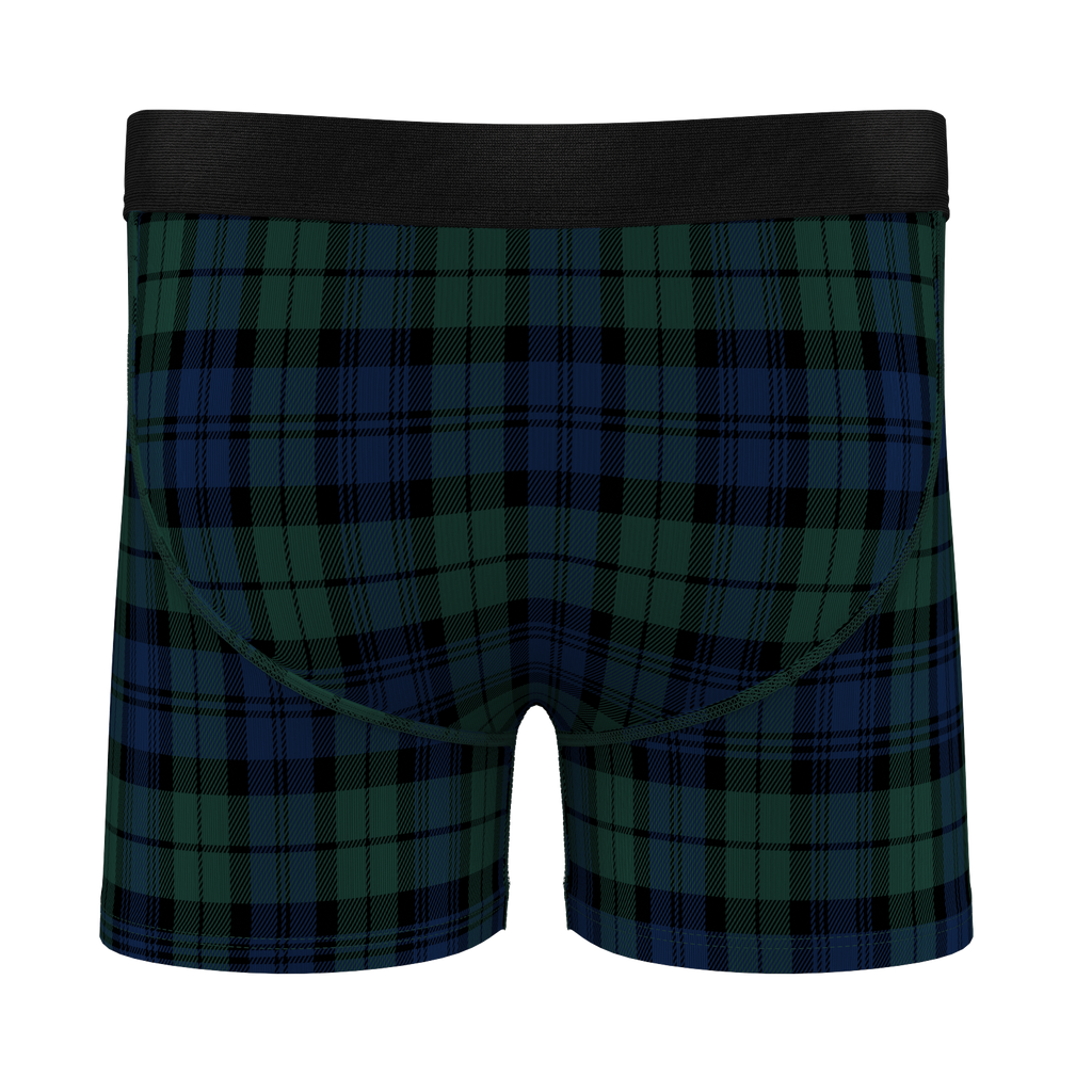 The Black Watch | Tartan Plaid Youth Boxer Briefs - Shinesty