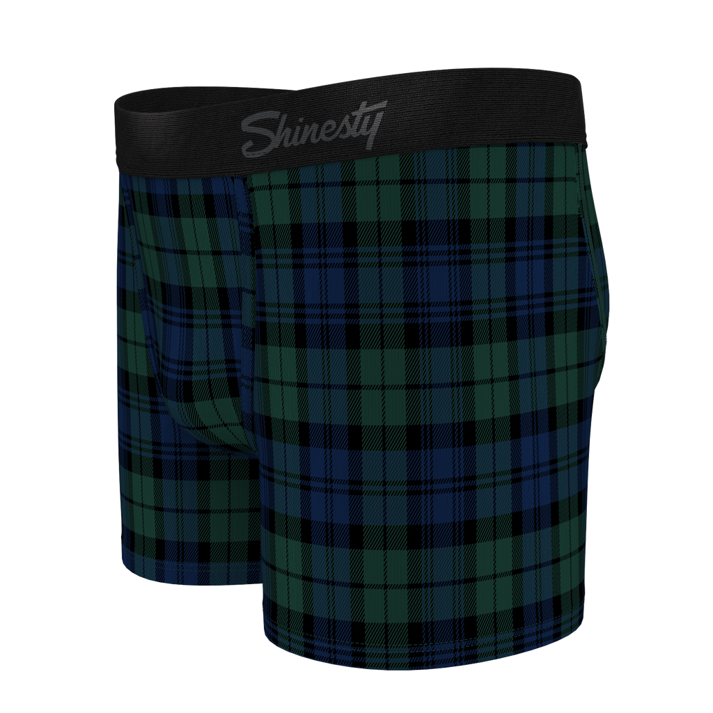 The Black Watch | Tartan Plaid Youth Boxer Briefs - Shinesty