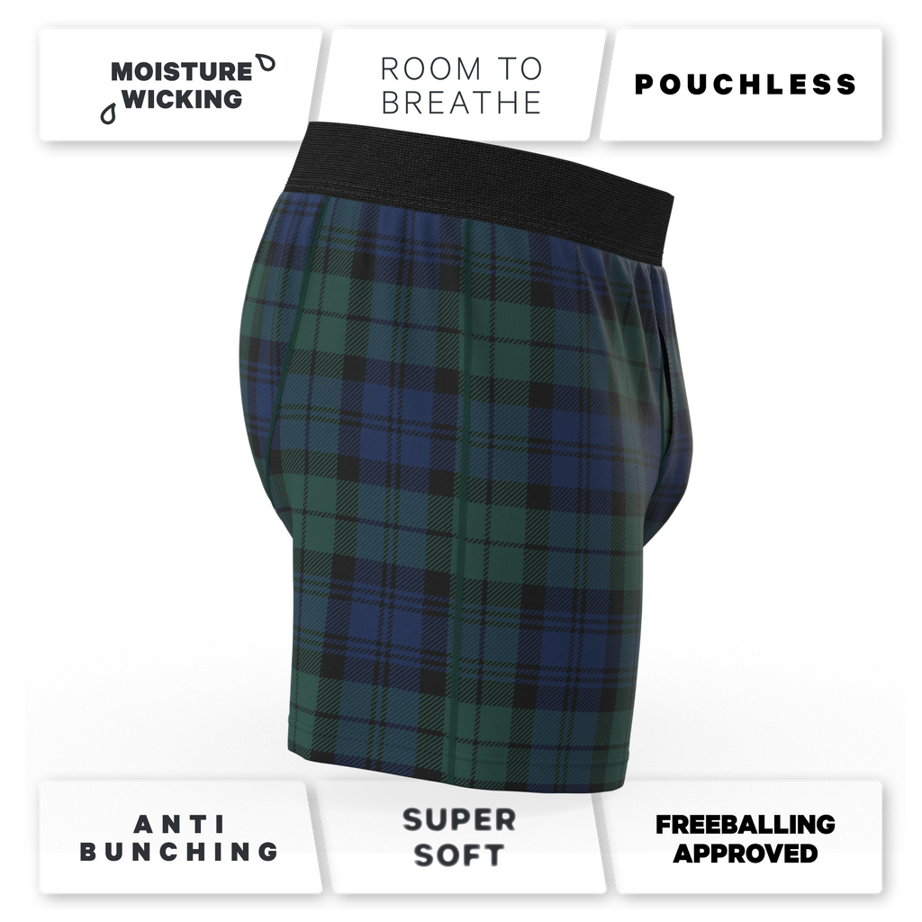 The Black Watch | Tartan Plaid Boxers - Shinesty