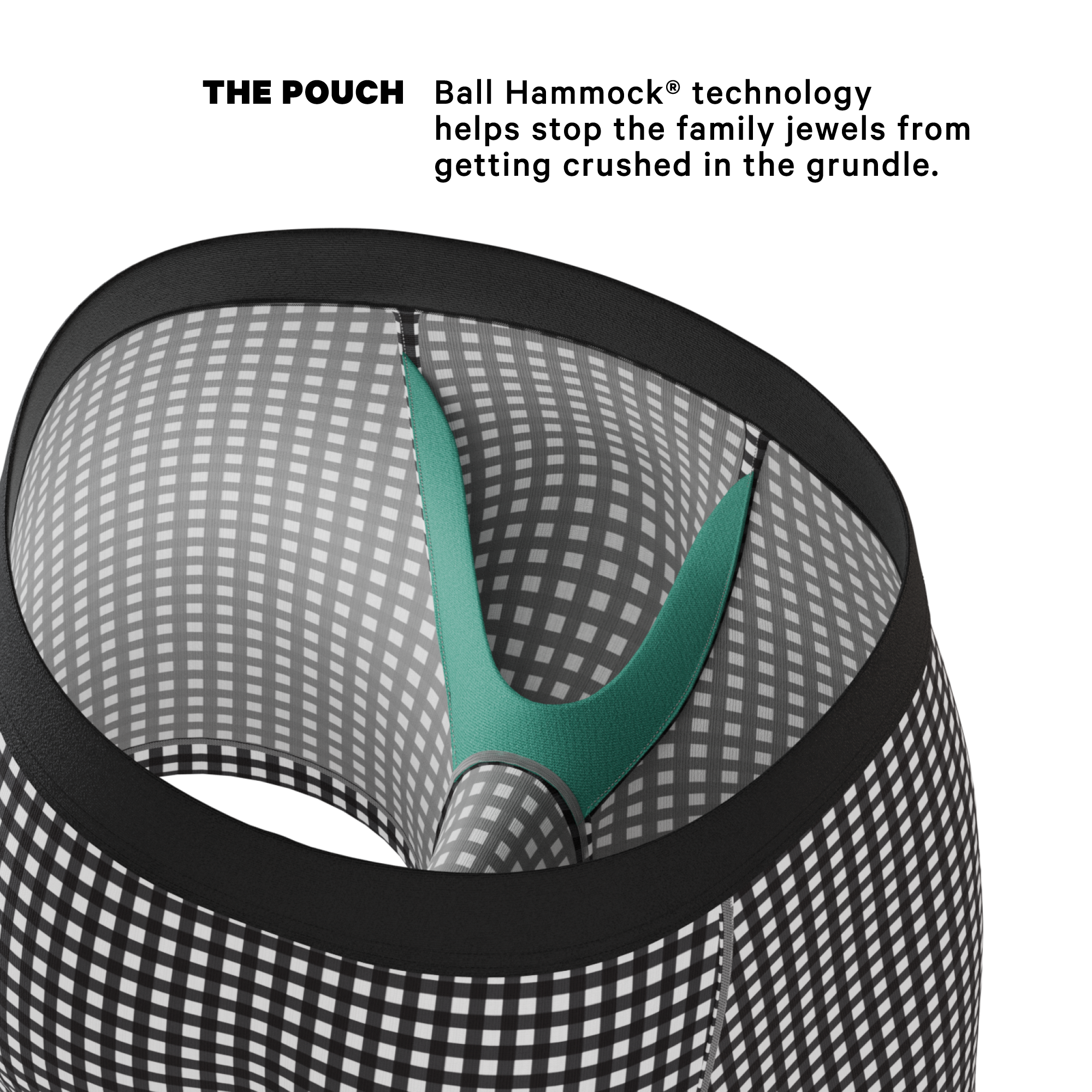 The Blackberry Bramble | Window Pane Ball Hammock® Pouch Underwear - Shinesty