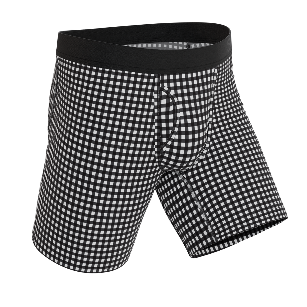 The Blackberry Bramble | Window Pane Ball Hammock® Boxer - Long Leg - Shinesty