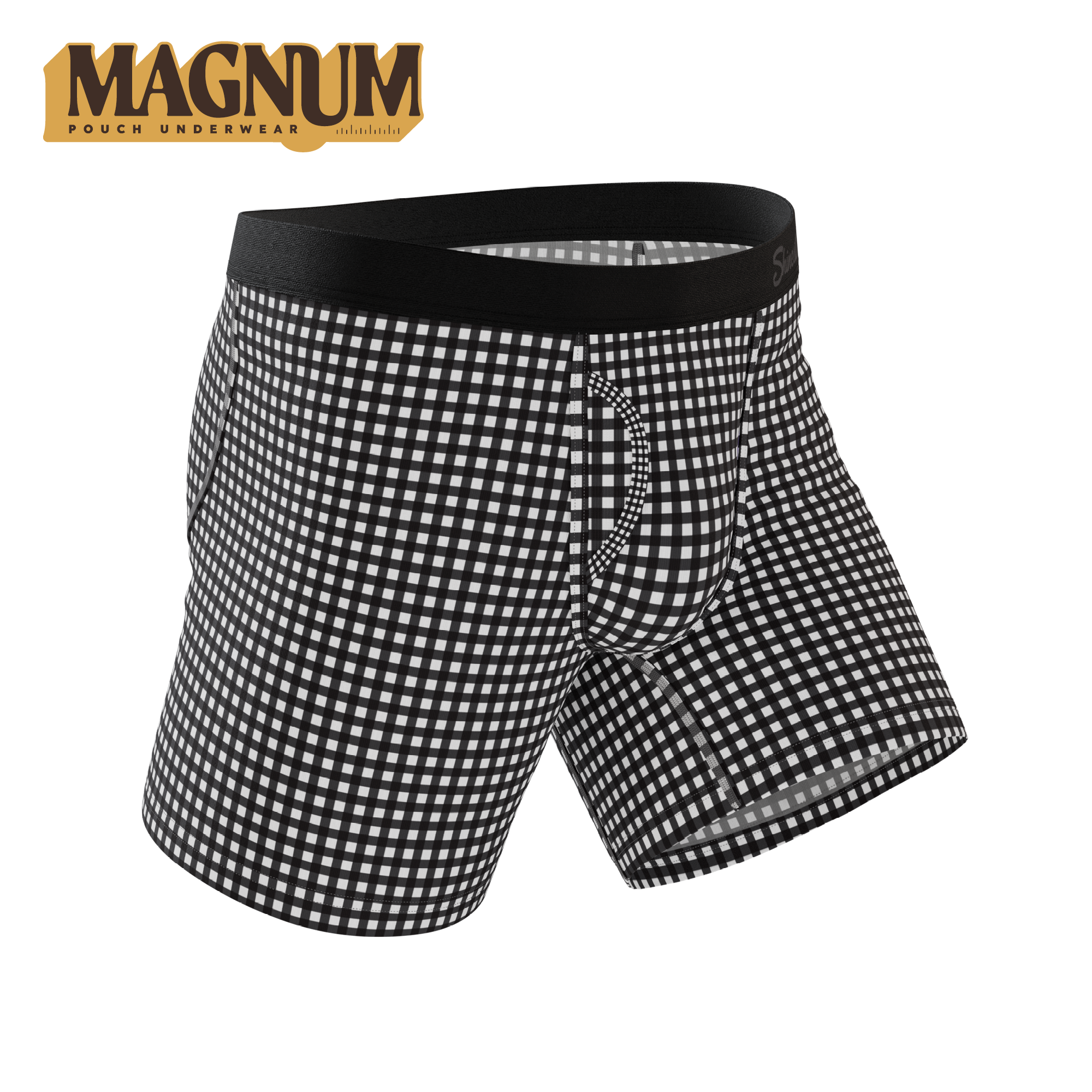 The Blackberry Bramble | Window Pane Ball Hammock® Magnum Big Pouch Underwear - Shinesty