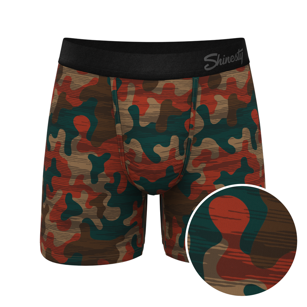 The Blend In | Earthy Camouflage Ball Hammock® Pouch Underwear - Shinesty
