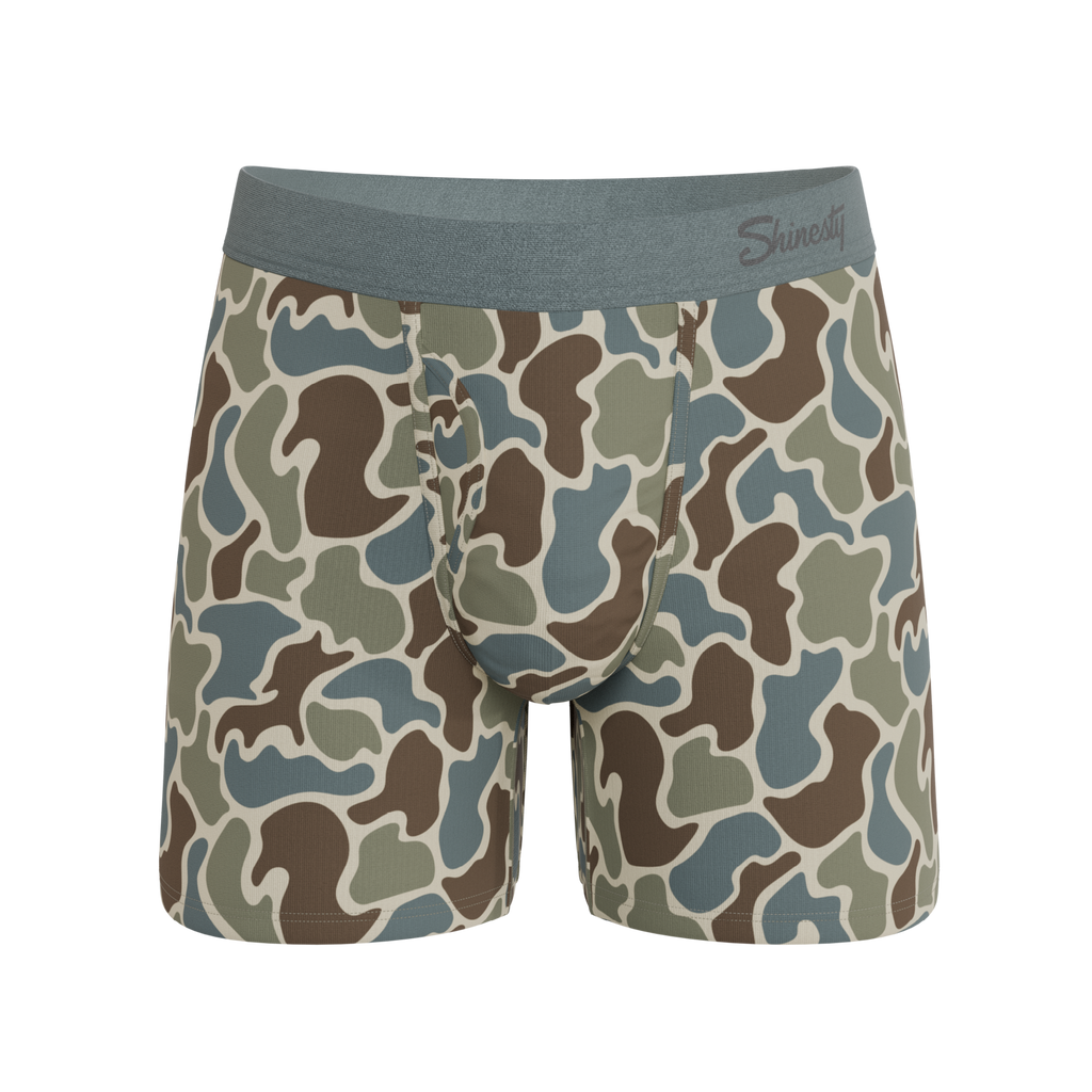 The Blender | Grey Duck Camo Ball Hammock® Magnum Big Pouch Underwear - Shinesty