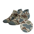 The Blender | Grey Duck Camo Heel Hammock™ Ankle Socks - Shinesty