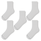 The Blizzard | Heel Hammock™ Quarter Crew Socks 5 Pack - Shinesty