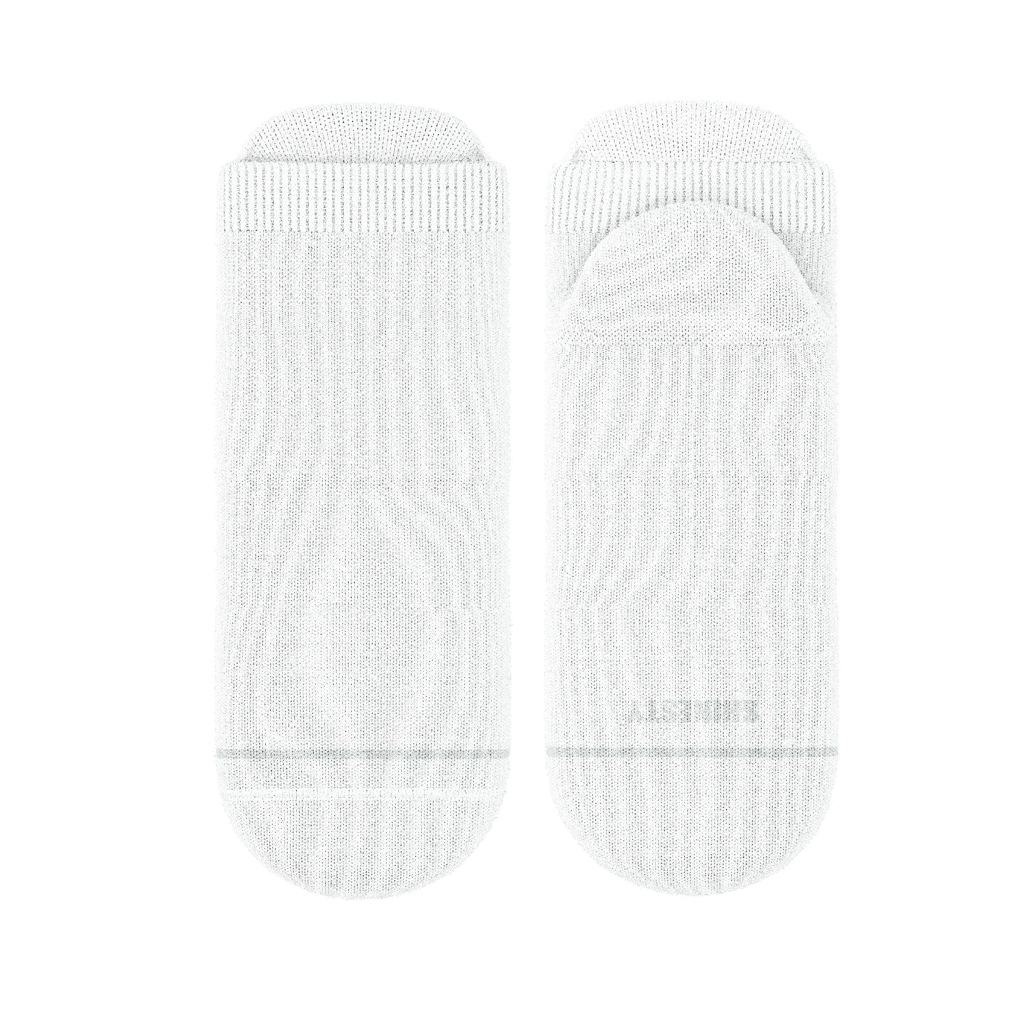 The Blizzard | Plain White Heel Hammock™ Ankle Socks - Shinesty