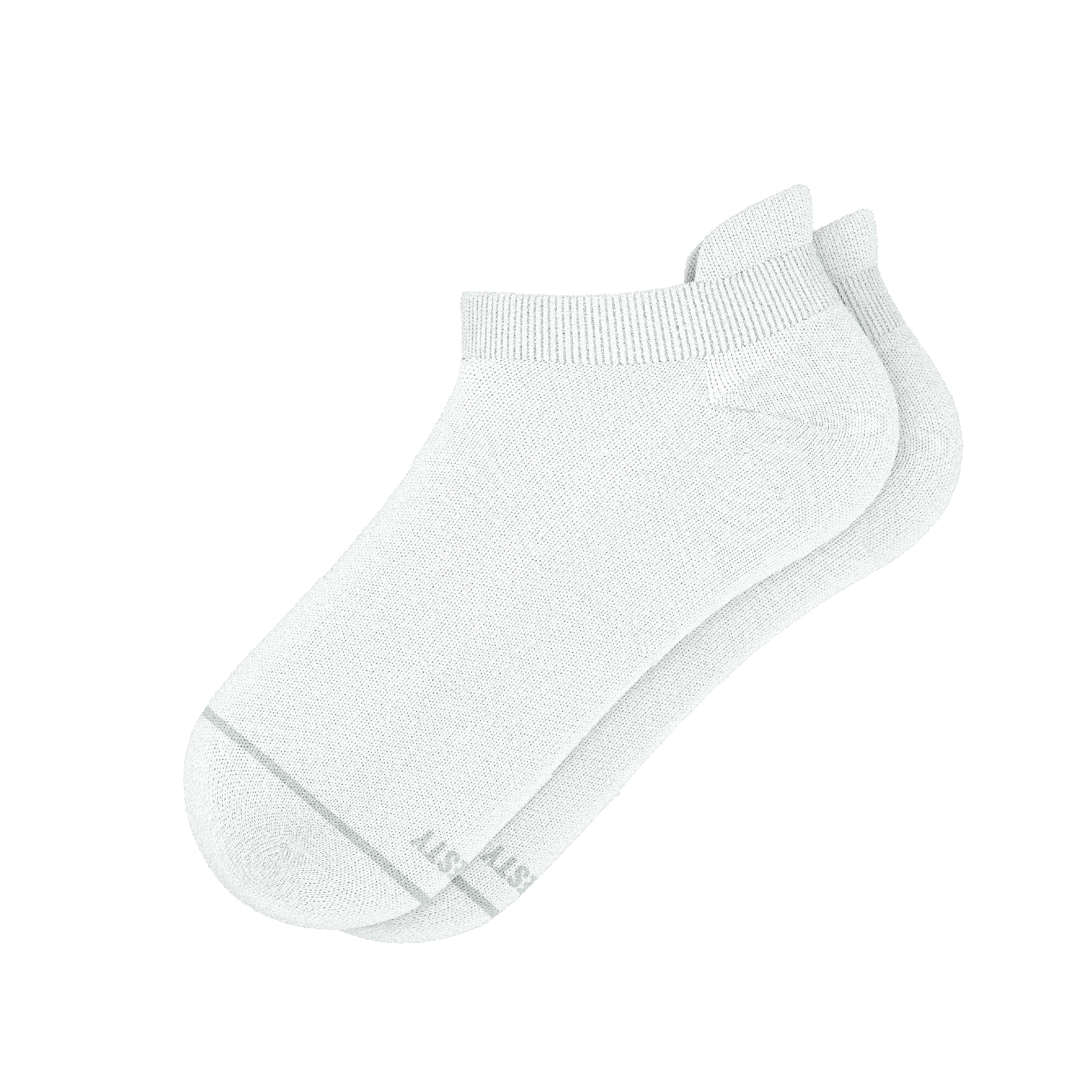 The Blizzard | Plain White Heel Hammock™ Ankle Socks - Shinesty