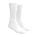 The Blizzard | Plain White Heel Hammock™ Crew Socks - Shinesty