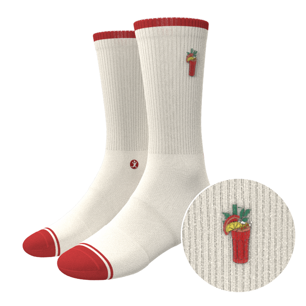 The Bloody | Bloody Mary Heel Hammock™ Crew Socks - Shinesty