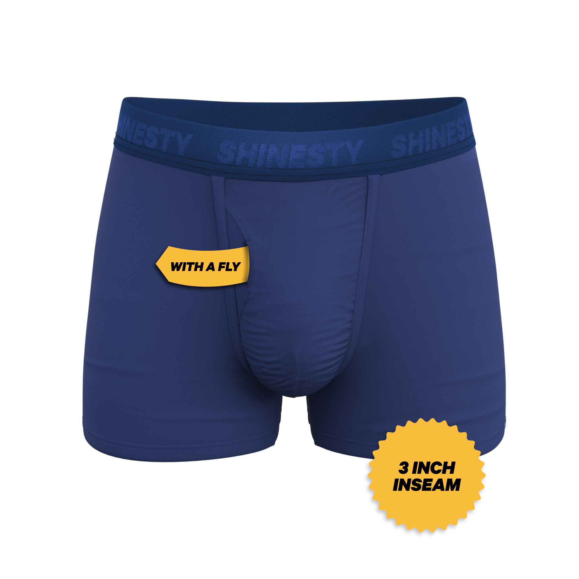 The Bloom Moon | Tonal Navy Ball Hammock® Pouch Trunks Underwear - Shinesty