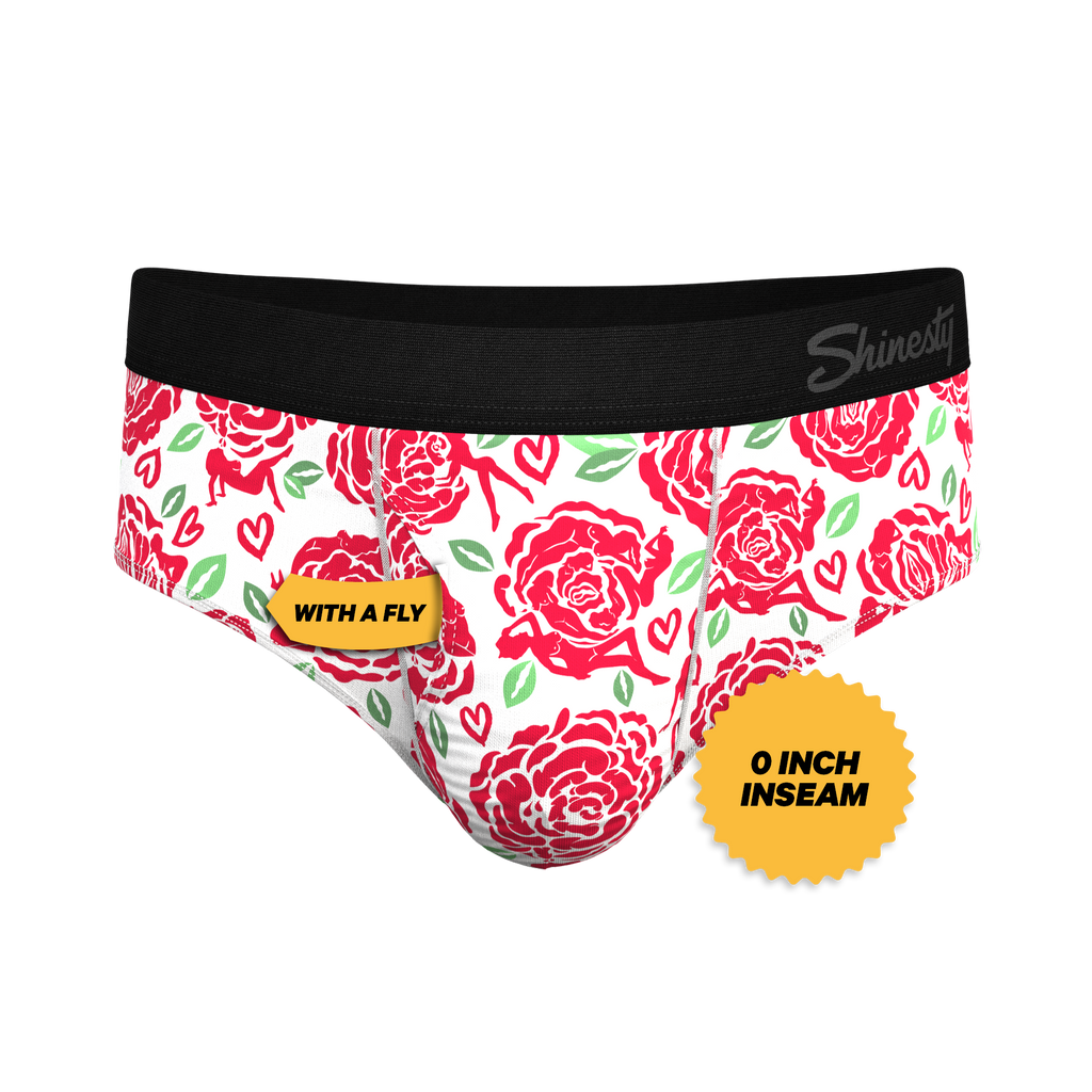 The Bloom With A View | Naughty Roses Ball Hammock® Pouch Underwear Briefs - Shinesty
