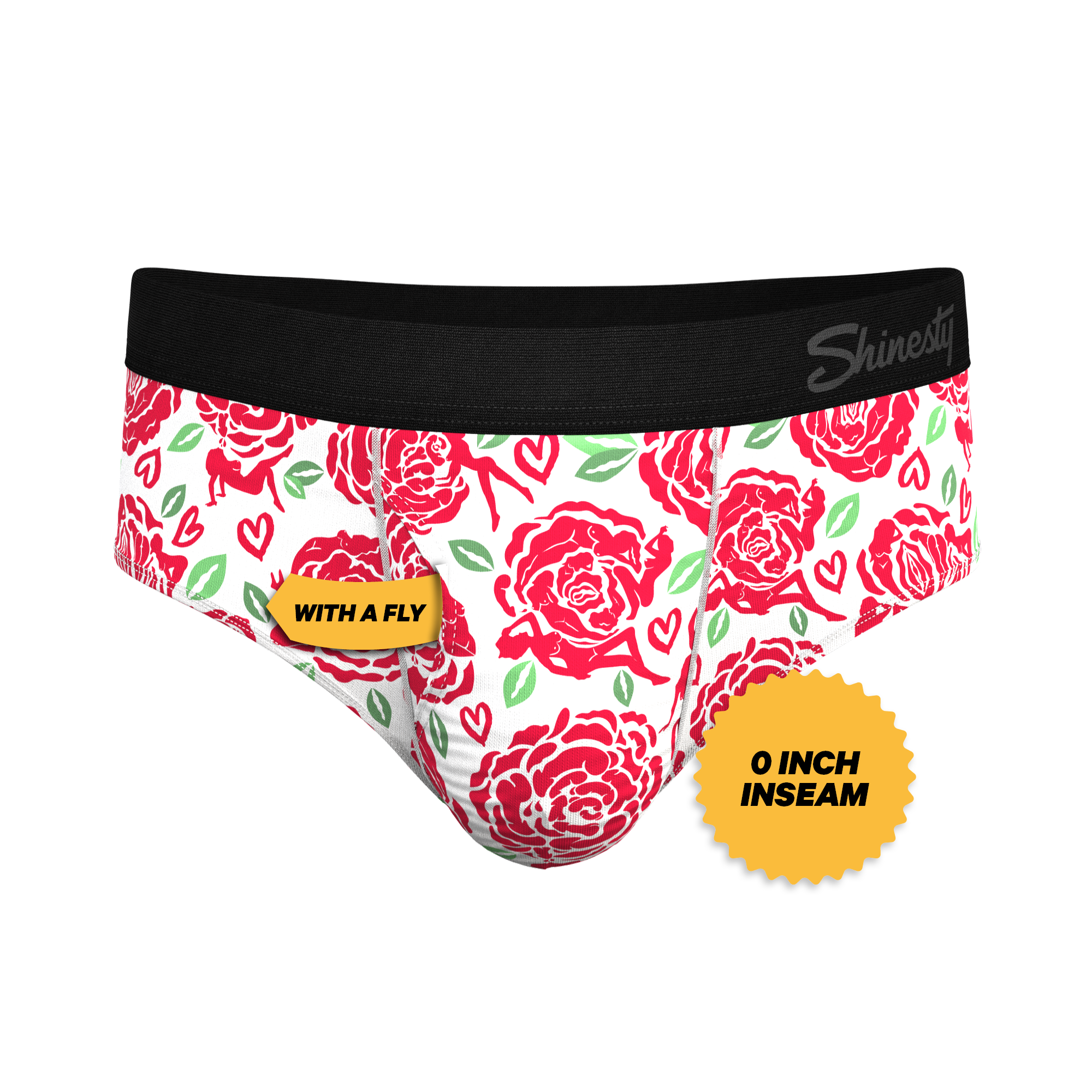 The Bloom With A View | Naughty Roses Ball Hammock® Pouch Underwear Briefs - Shinesty