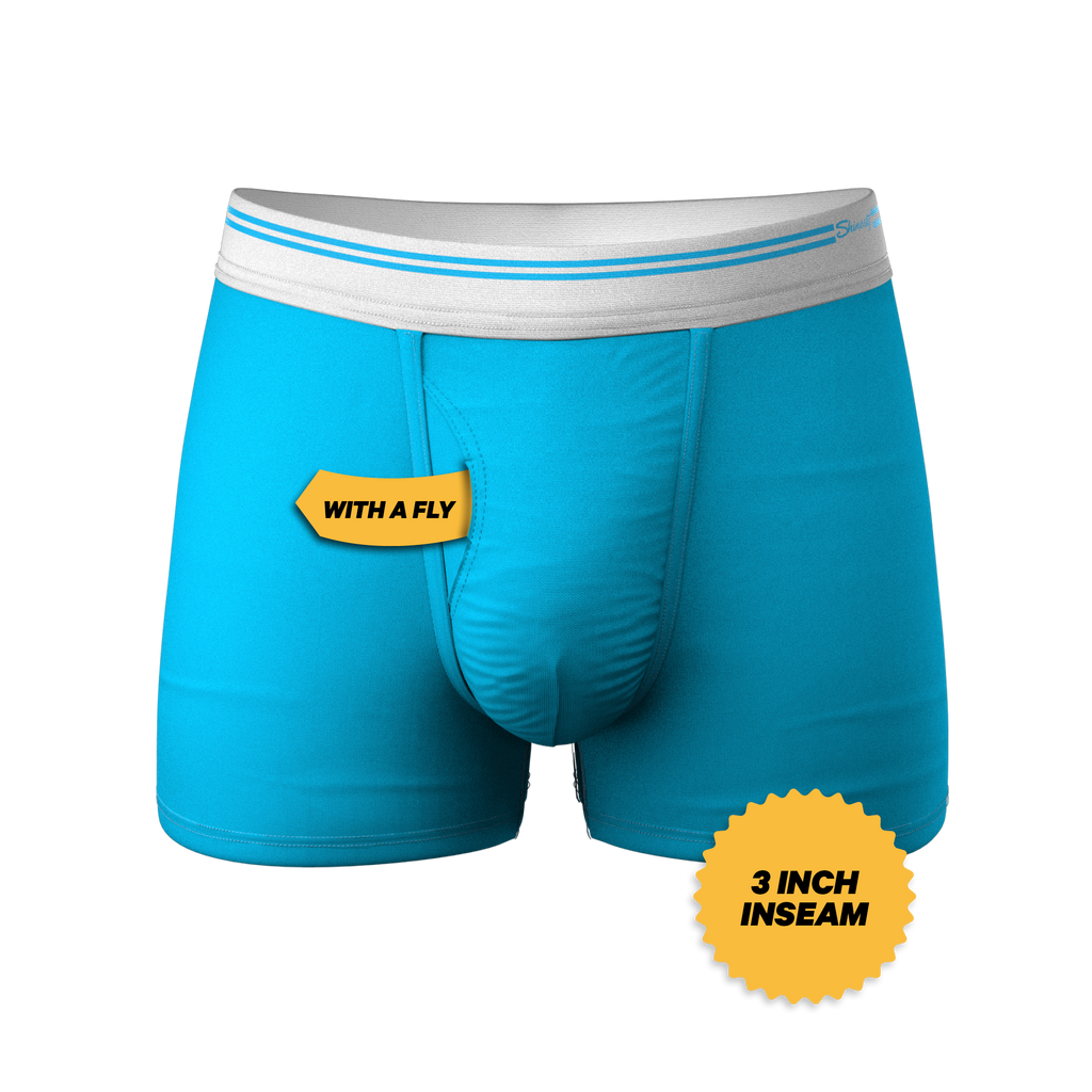 The Blue Raspberry | Light Blue Ball Hammock® Pouch Trunks Underwear - Shinesty
