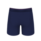 The Blueberry Pie | Red Tip Navy Ball Hammock® Pouch Underwear - Shinesty