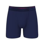 The Blueberry Pie | Red Tip Navy Ball Hammock® Pouch Underwear - Shinesty