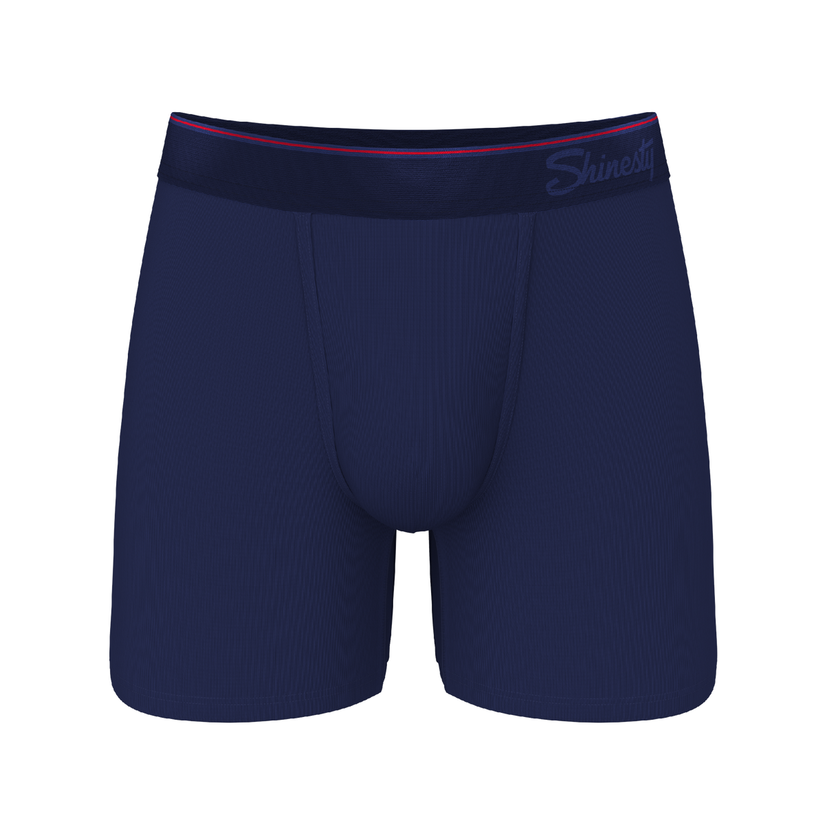 The Blueberry Pie | Red Tip Navy Ball Hammock® Pouch Underwear - Shinesty