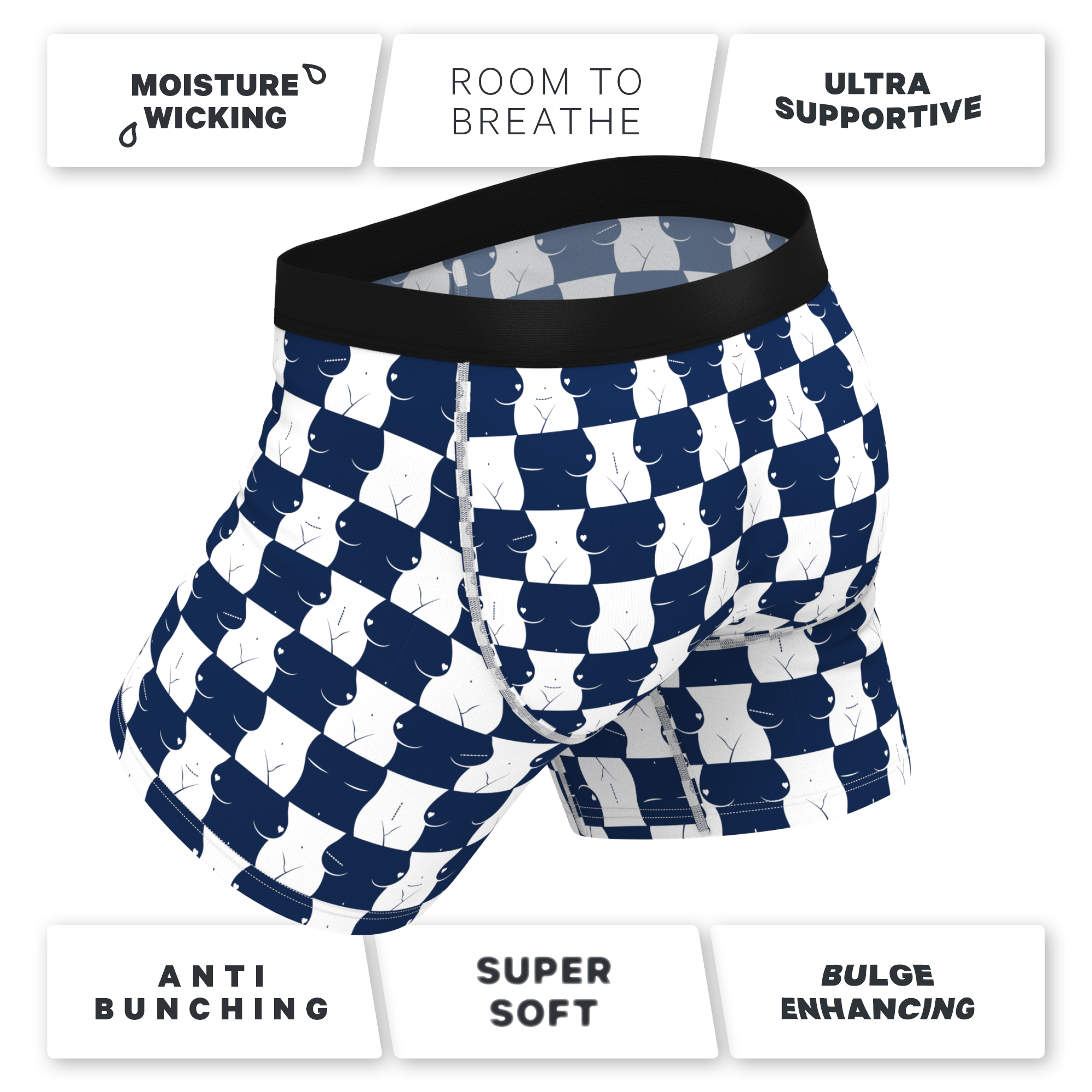 The Body Posi | Shinesty x Breasties Ball Hammock® Pouch Underwear - Shinesty