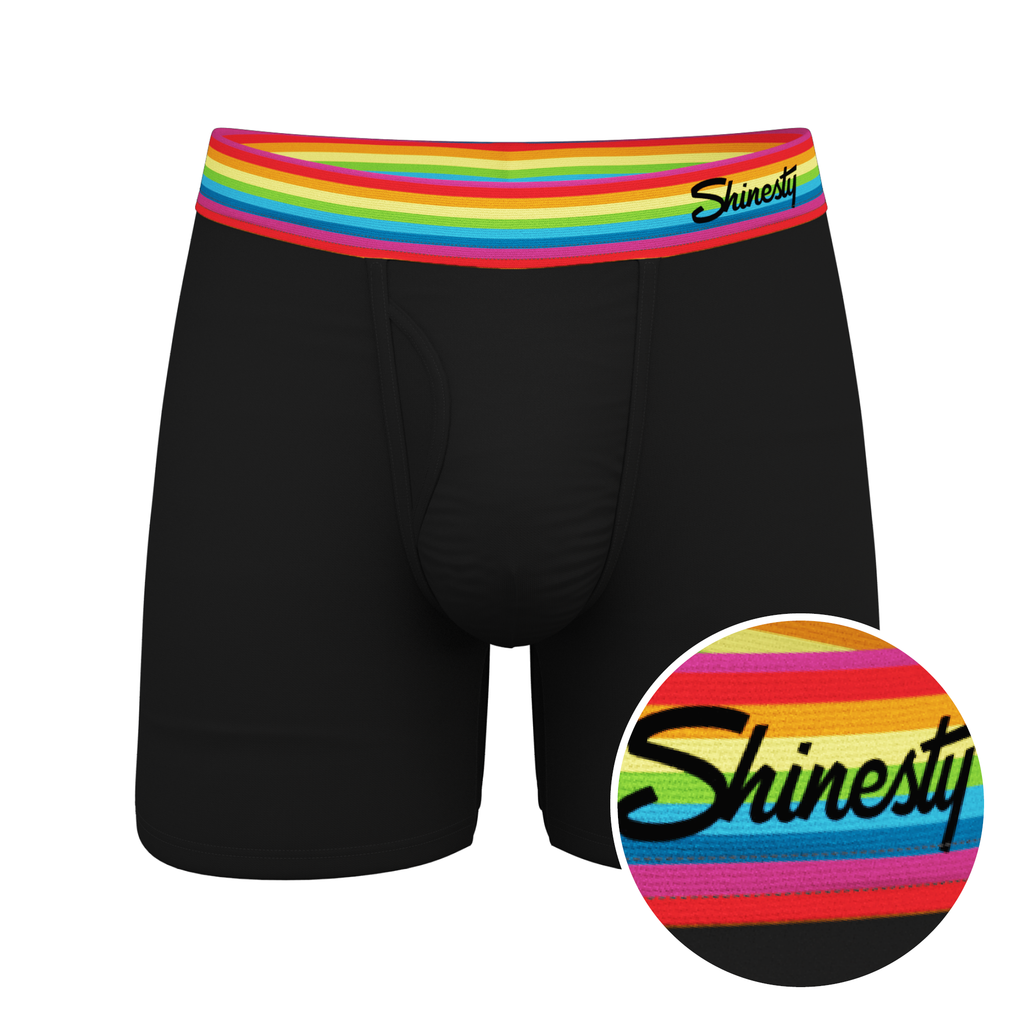 The Bona Fide Pride | Pride Ball Hammock® Pouch Underwear With Fly - Shinesty