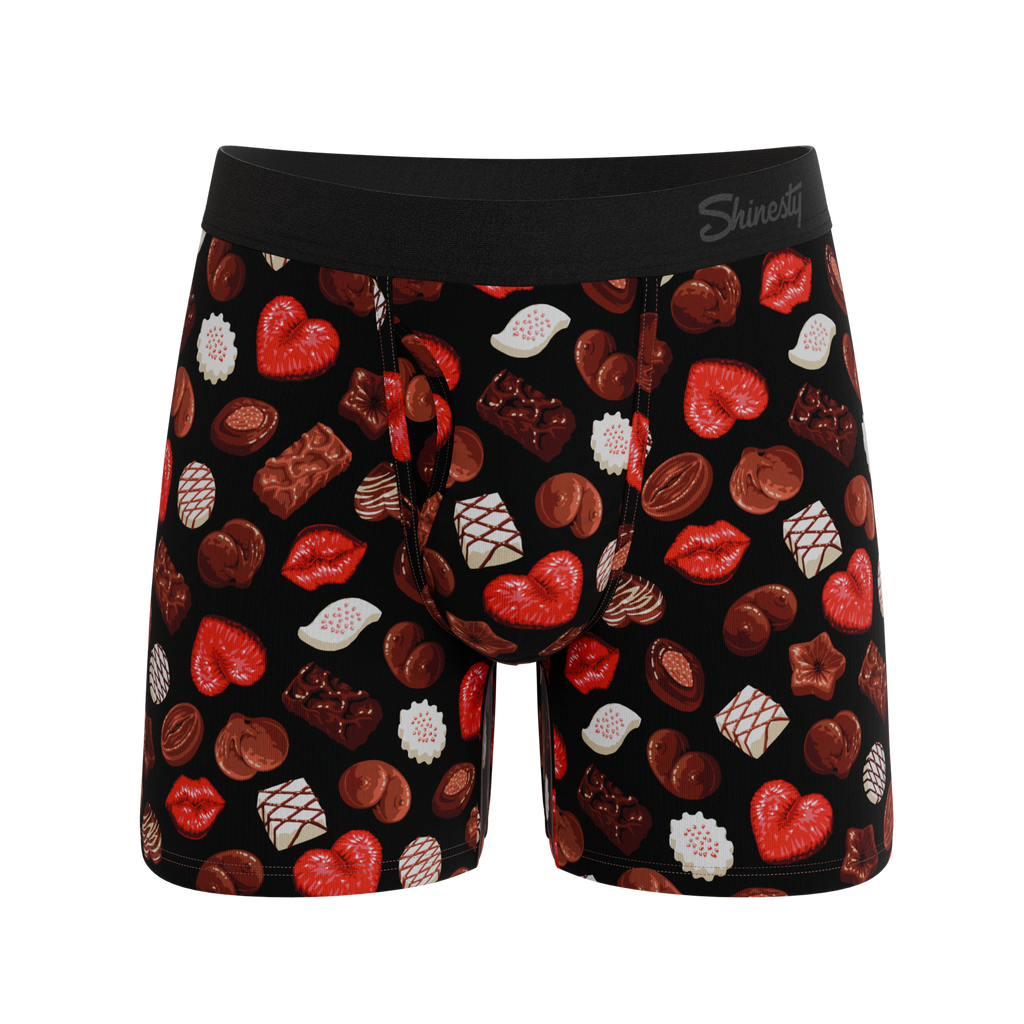 The Bonbons | Naughty Chocolate Ball Hammock® Magnum Big Pouch Underwear - Shinesty