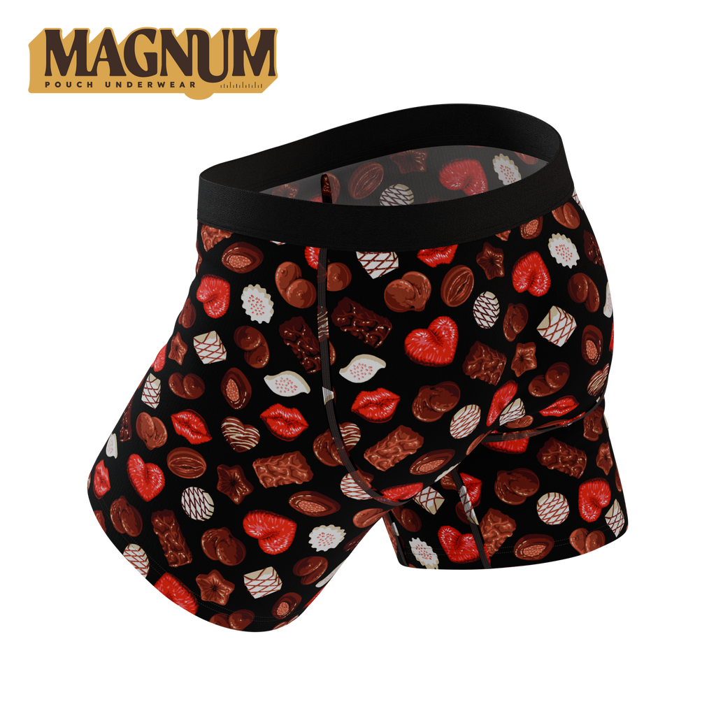 The Bonbons | Naughty Chocolate Ball Hammock® Magnum Big Pouch Underwear - Shinesty
