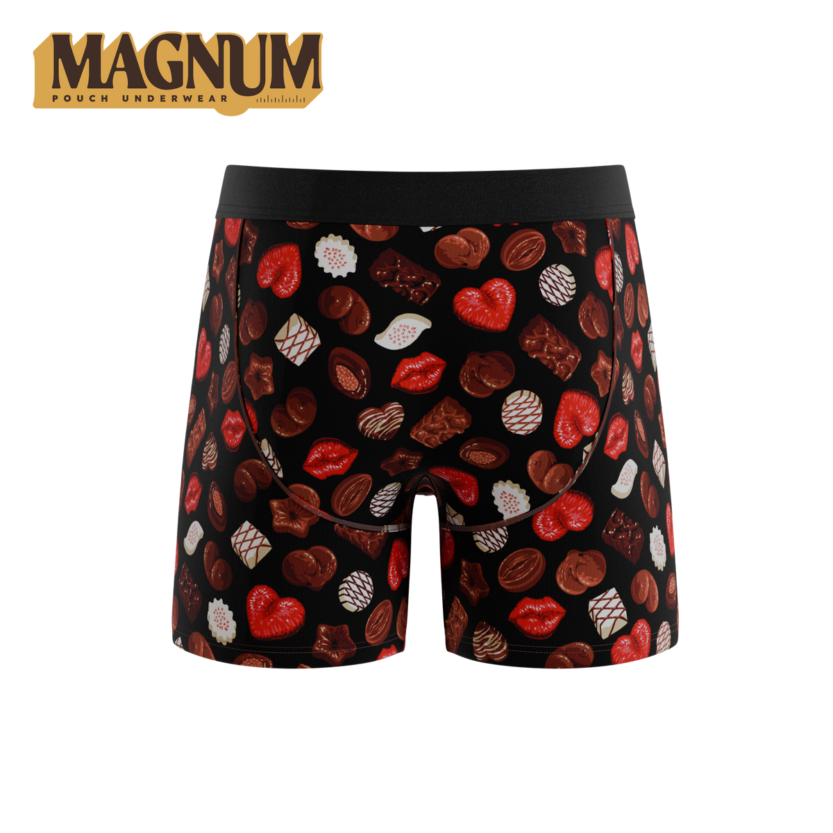 The Bonbons | Naughty Chocolate Ball Hammock® Magnum Big Pouch Underwear - Shinesty