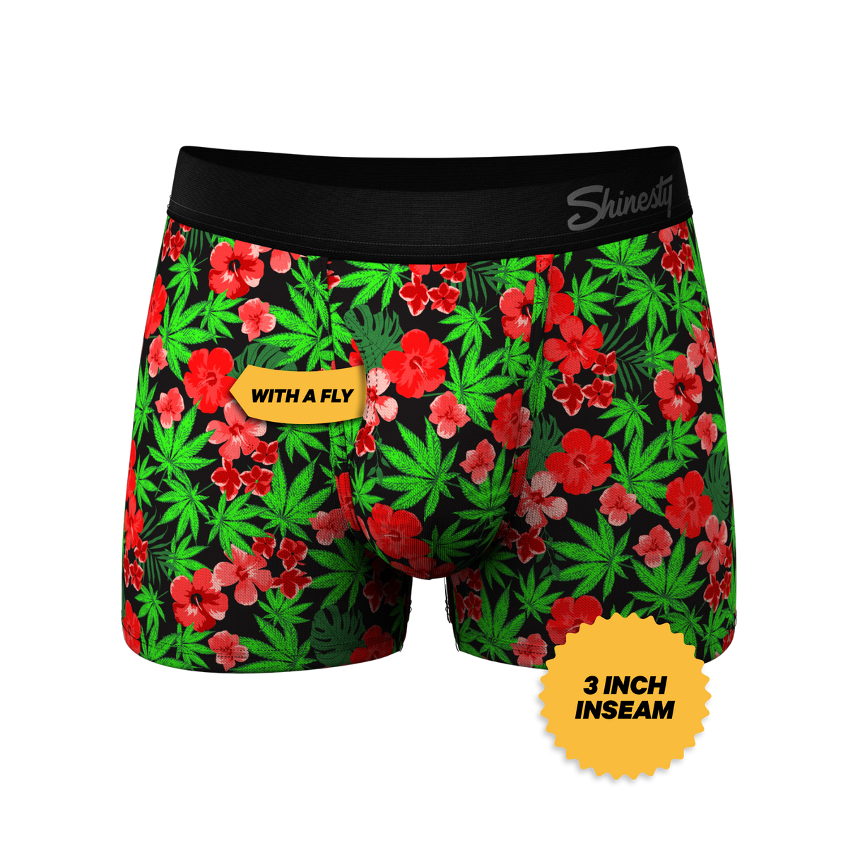 The Bongstera | Tropical Weed Ball Hammock® Pouch Trunks Underwear - Shinesty