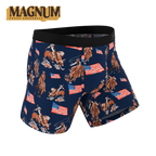 The Bootstraps & Chaps | Americana Cowboy Ball Hammock® Magnum Big Pouch Underwear - Shinesty