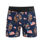The Bootstraps & Chaps | Americana Cowboy Ball Hammock® Magnum Big Pouch Underwear - Shinesty