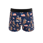 The Bootstraps & Chaps | Americana Cowboy Ball Hammock® Pouch Trunks Underwear - Shinesty