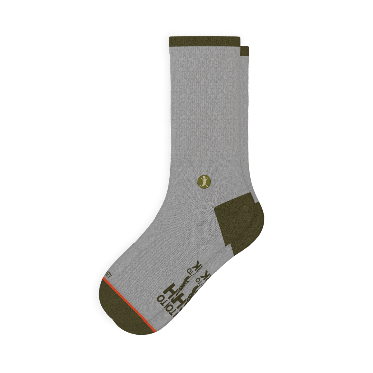 The Born To Fish | Fishing Motto Heel Hammock™ Crew Socks - Shinesty