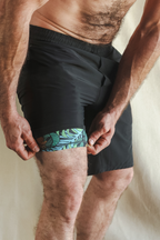 The Botanist | Tropical Leaves Ball Hammock® 9 Inch Athletic Shorts - Shinesty