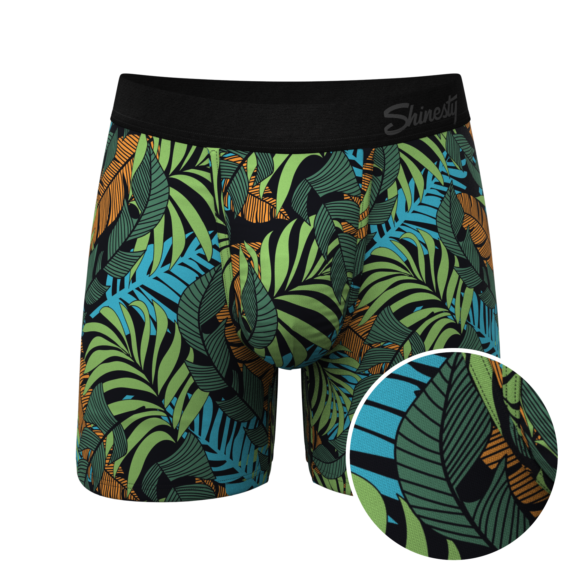 The Botanist | Tropical Leaves Ball Hammock® Pouch Underwear - Shinesty