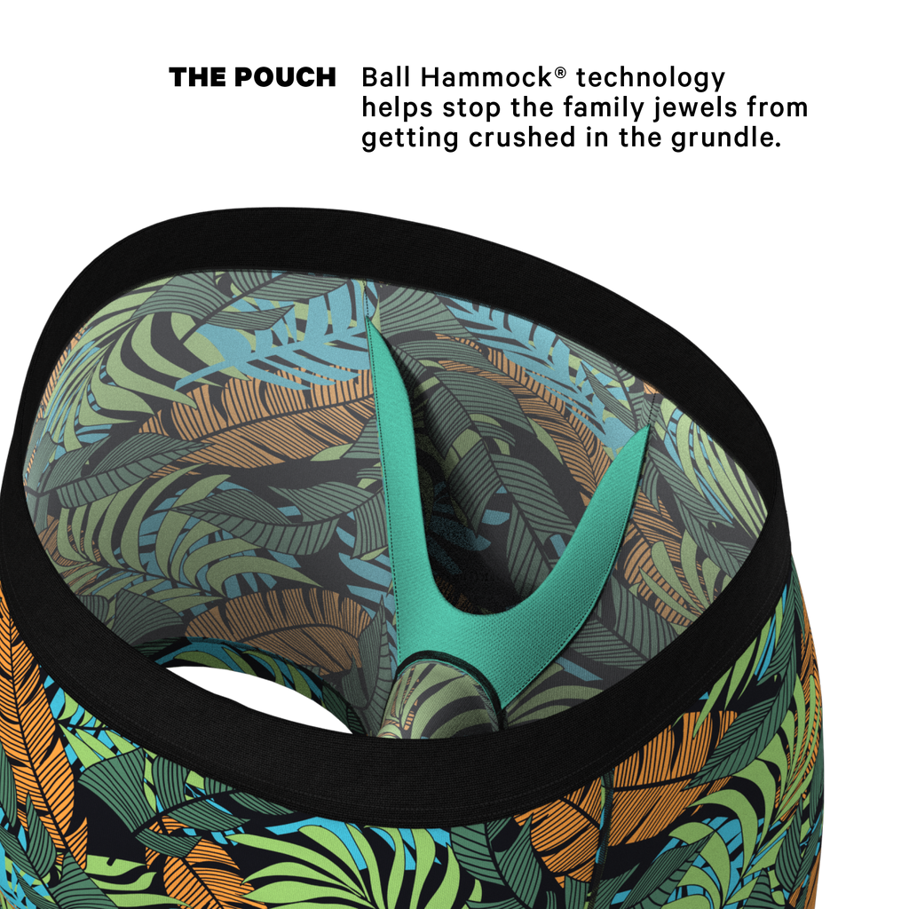 The Botanist | Tropical Leaves Ball Hammock® Pouch Underwear - Shinesty