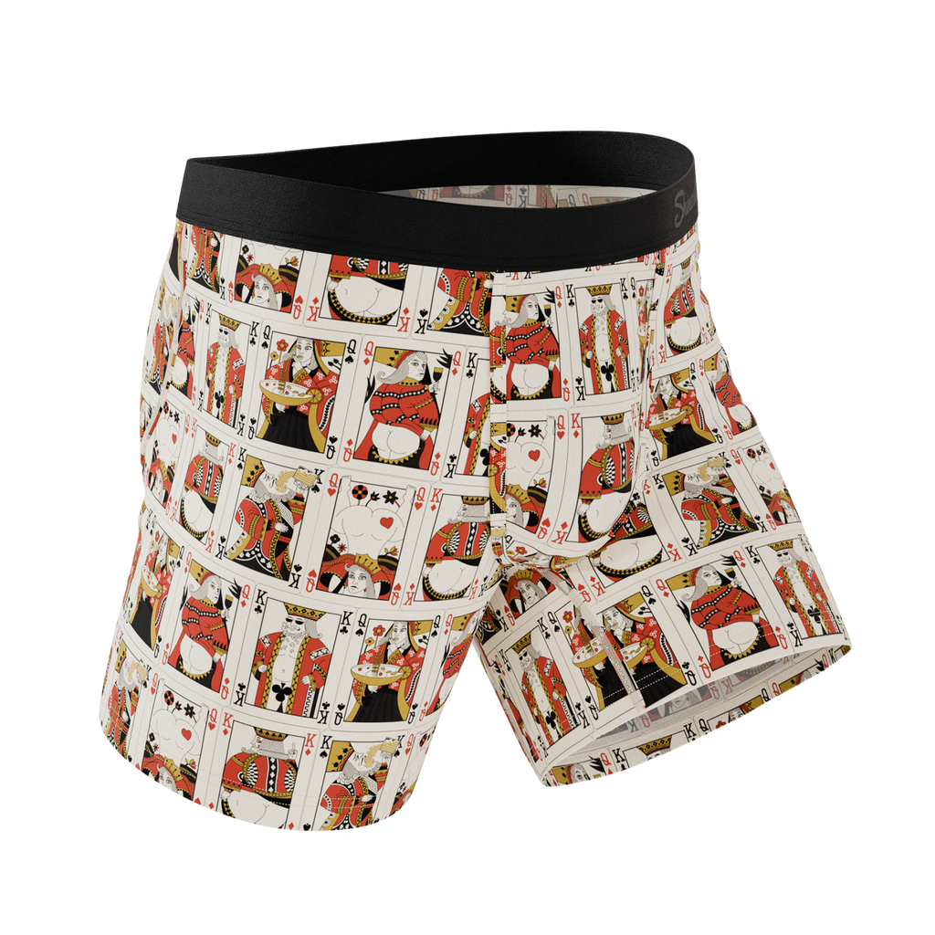 The Bottomless Blackjack | Vintage Playing Cards Ball Hammock® Pouch Underwear - Shinesty