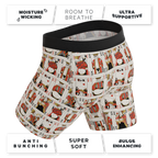 The Bottomless Blackjack | Vintage Playing Cards Ball Hammock® Boxer - Long Leg - Shinesty