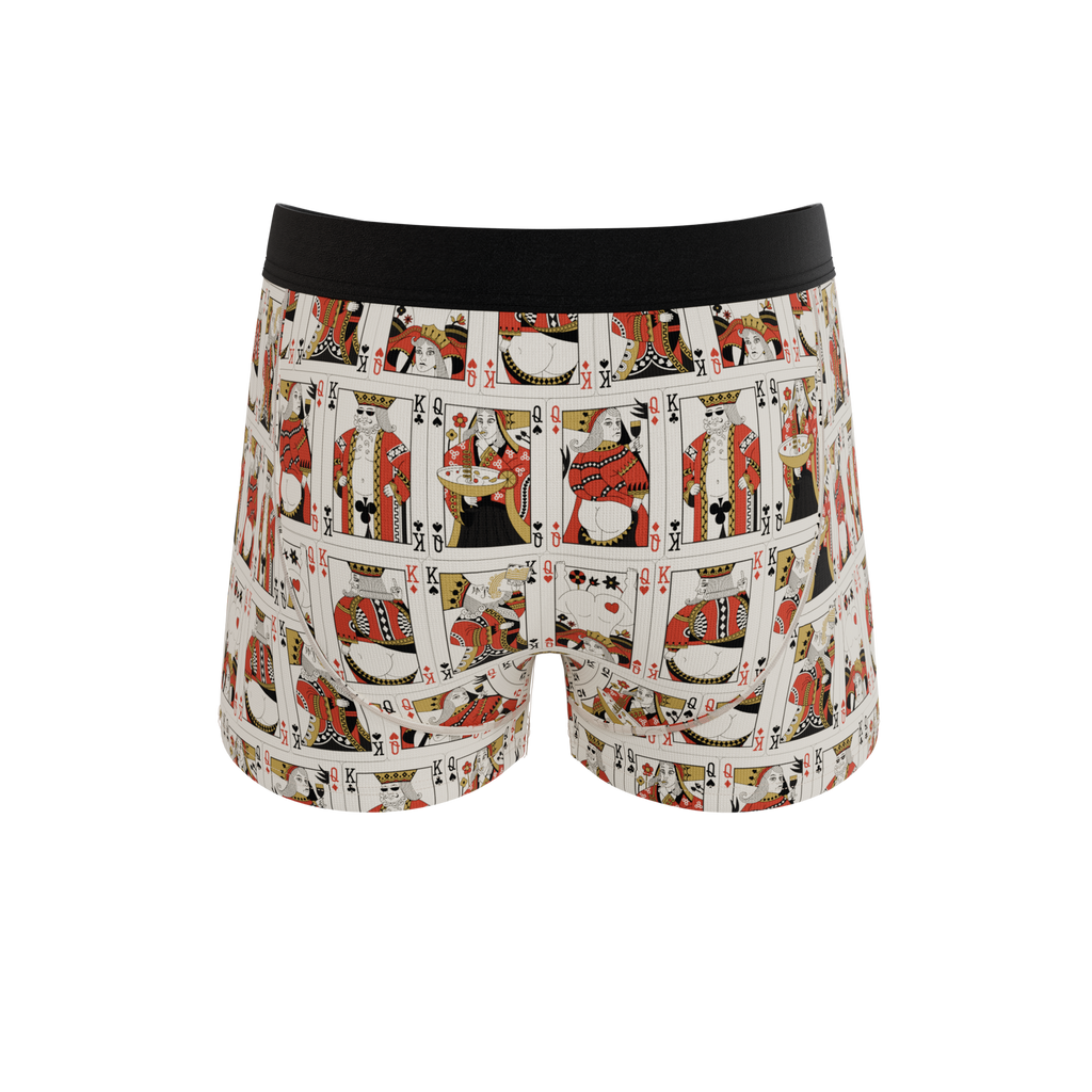 The Bottomless Blackjack | Vintage Playing Cards Ball Hammock® Pouch Trunks Underwear - Shinesty