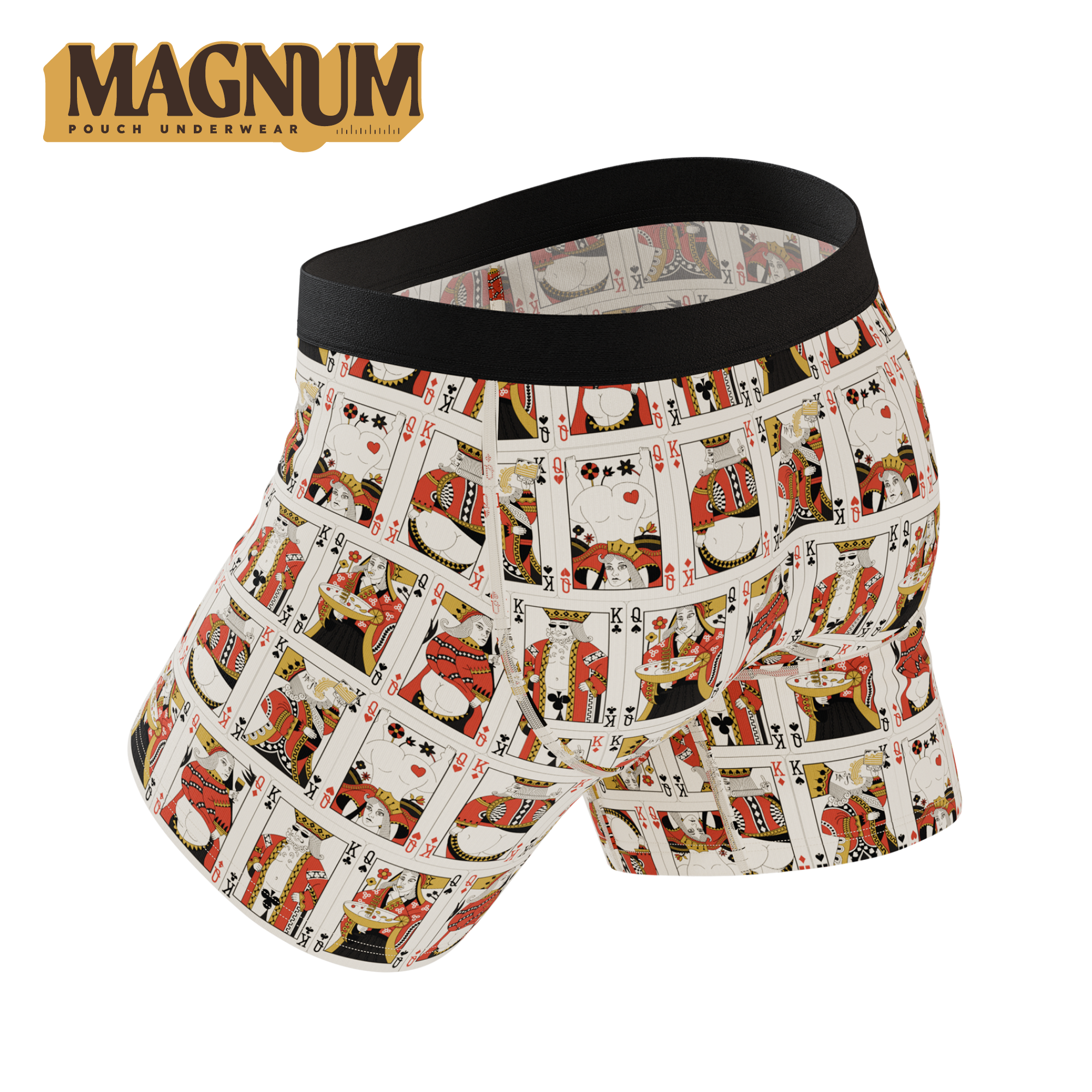 The Bottomless Blackjack | Vintage Playing Cards Ball Hammock® Magnum Big Pouch Underwear - Shinesty