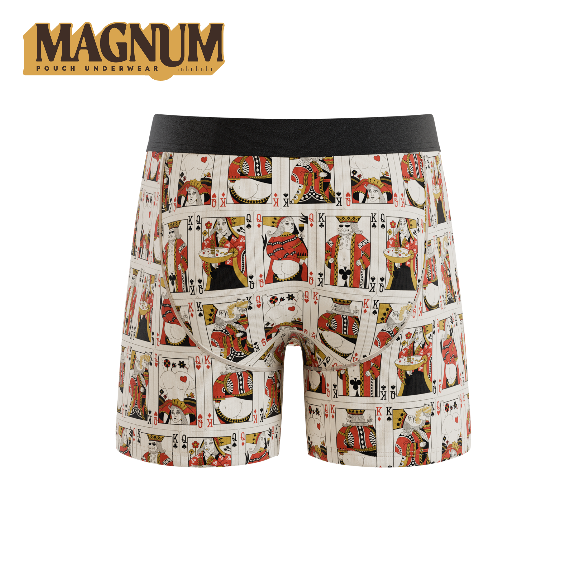 The Bottomless Blackjack | Vintage Playing Cards Ball Hammock® Magnum Big Pouch Underwear - Shinesty