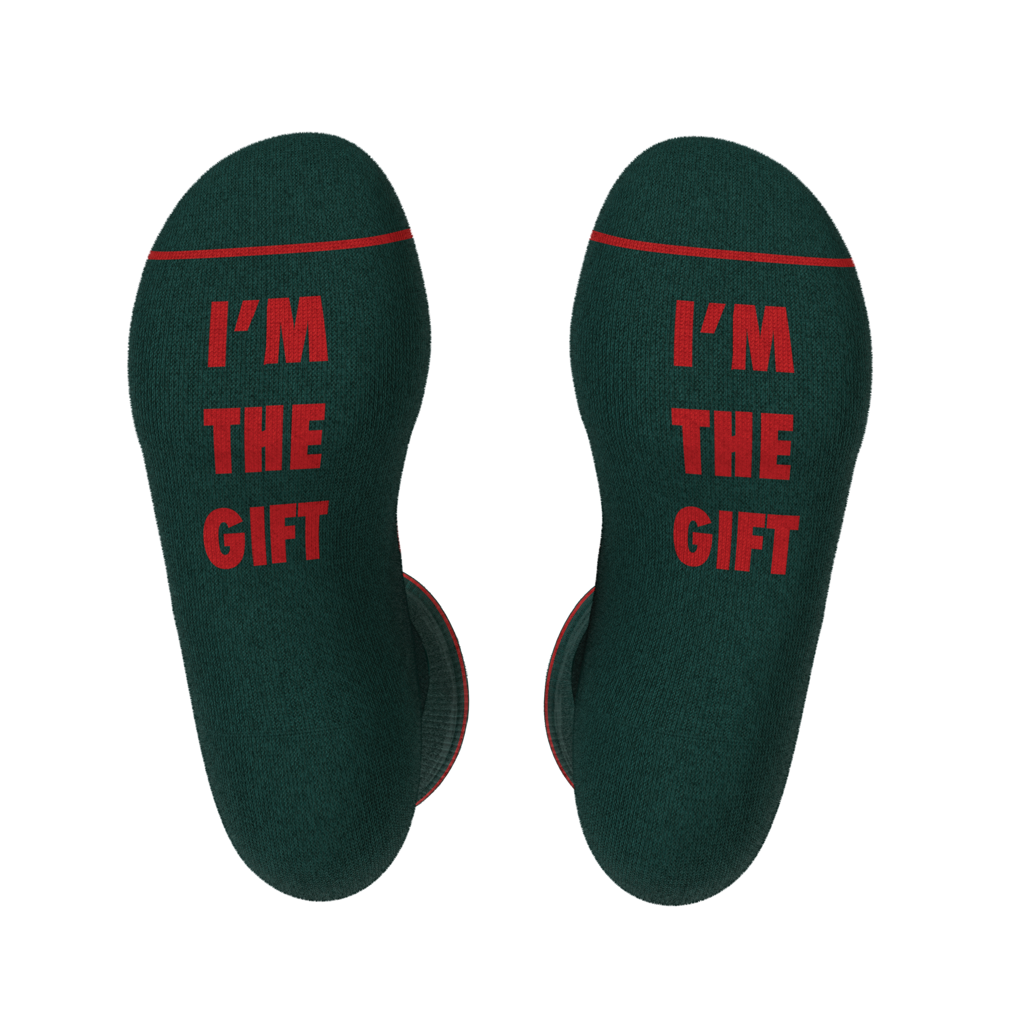 The Bow On Top | Ribbon Present Heel Hammock™ Crew Socks - Shinesty