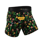 The Garden Of Breedin | Flower Print Ball Hammock® Pouch Underwear With Fly - Shinesty