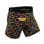 The Surprise Party | Birthday Balloons Ball Hammock® Pouch Underwear With Fly - Shinesty