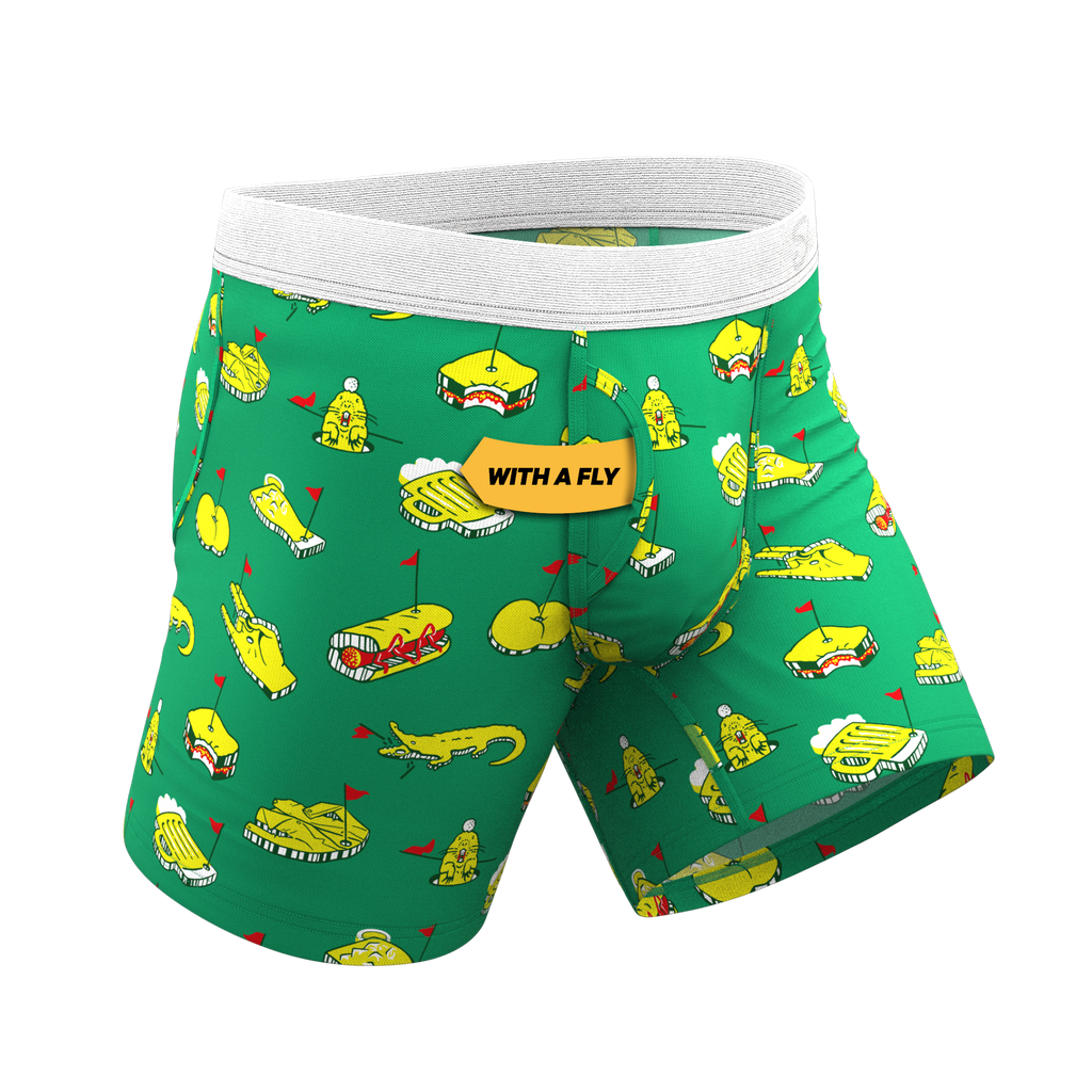 The 19th Hole | Golf Tournament Holes Ball Hammock® Pouch Underwear With Fly - Shinesty