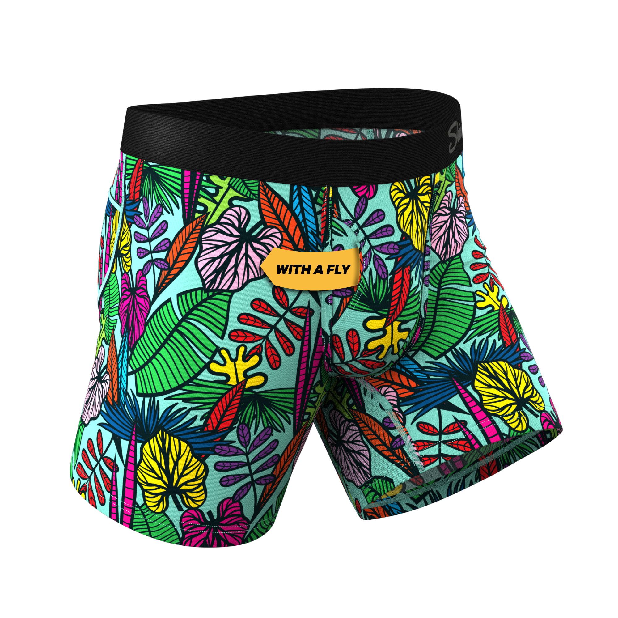 The Sex On The Beach | Tropical Ball Hammock® Pouch Underwear With Fly - Shinesty