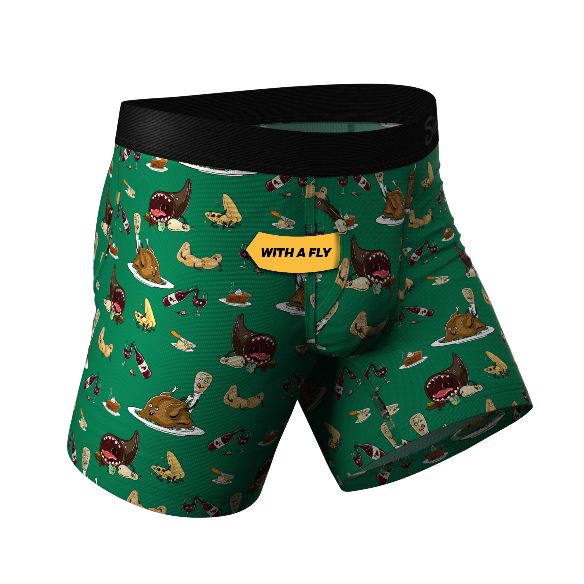 The Debauch Banquet | Dinner Party Ball Hammock® Pouch Underwear With Fly - Shinesty